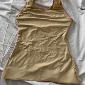 4 for $50.00...Tank Women's Sleek Smoothers Shapewear, Beige L,